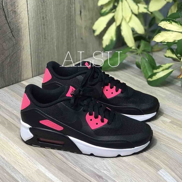 Nike Air Max 90 Ultra 2.0 GS Black Pink W AUTHENTI - Picture 2 of 8